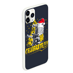 Чехол iPhone 11 Pro матовый Doctor Who, цвет: 3D-белый — фото 2