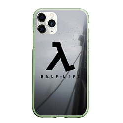 Чехол iPhone 11 Pro матовый Half Life, цвет: 3D-салатовый