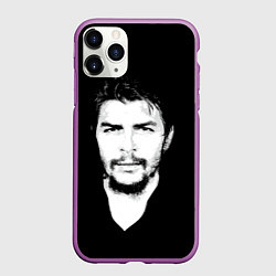 Чехол iPhone 11 Pro матовый Че Гевара, цвет: 3D-фиолетовый