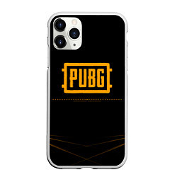 Чехол iPhone 11 Pro матовый PUBG, цвет: 3D-белый