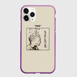 Чехол iPhone 11 Pro матовый XXXTENTACION BAD VIBES FOREVER, цвет: 3D-фиолетовый