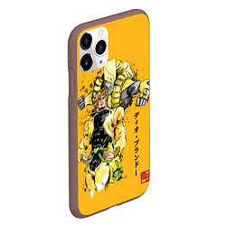 Чехол iPhone 11 Pro матовый JoJo Bizarre Adventure, цвет: 3D-коричневый — фото 2