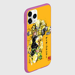 Чехол iPhone 11 Pro матовый JoJo Bizarre Adventure, цвет: 3D-фиолетовый — фото 2