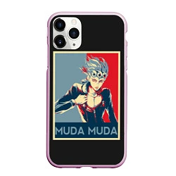 Чехол iPhone 11 Pro матовый JoJo Bizarre Adventure, цвет: 3D-розовый