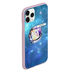 Чехол iPhone 11 Pro матовый Space Parrot, цвет: 3D-розовый — фото 2