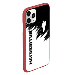 Чехол iPhone 11 Pro матовый BILLIE EILISH, цвет: 3D-красный — фото 2