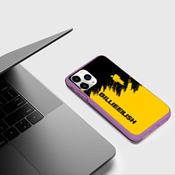 Чехол iPhone 11 Pro матовый BILLIE EILISH, цвет: 3D-фиолетовый — фото 2