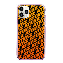 Чехол iPhone 11 Pro матовый ATEEZ, цвет: 3D-розовый