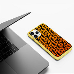 Чехол iPhone 11 Pro матовый ATEEZ, цвет: 3D-желтый — фото 2
