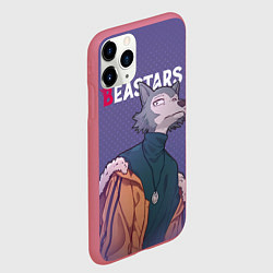 Чехол iPhone 11 Pro матовый Выдающиеся звери, цвет: 3D-малиновый — фото 2