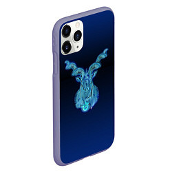 Чехол iPhone 11 Pro матовый Знаки Зодиака Козерог, цвет: 3D-серый — фото 2