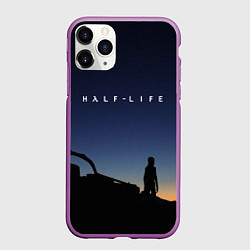 Чехол iPhone 11 Pro матовый HALF-LIFE, цвет: 3D-фиолетовый