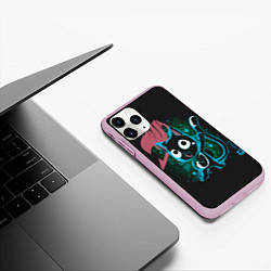 Чехол iPhone 11 Pro матовый Хвост Феи, цвет: 3D-розовый — фото 2