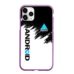 Чехол iPhone 11 Pro матовый DETROIT BECOME HUMAN, цвет: 3D-фиолетовый