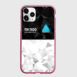 Чехол iPhone 11 Pro матовый RK900 CONNOR, цвет: 3D-малиновый