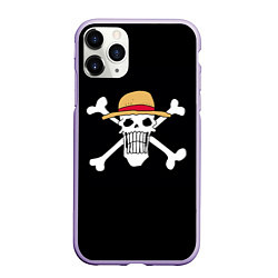 Чехол iPhone 11 Pro матовый One Piece, цвет: 3D-светло-сиреневый