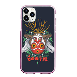 Чехол iPhone 11 Pro матовый Princess Mononoke, цвет: 3D-розовый