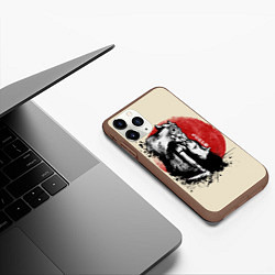 Чехол iPhone 11 Pro матовый Принцесса Мононоке, цвет: 3D-коричневый — фото 2