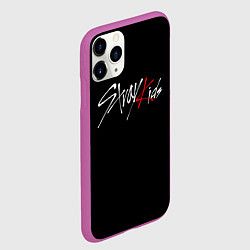 Чехол iPhone 11 Pro матовый STRAY KIDS, цвет: 3D-фиолетовый — фото 2
