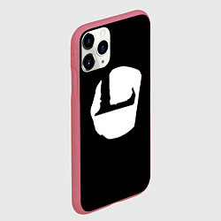 Чехол iPhone 11 Pro матовый Louna, цвет: 3D-малиновый — фото 2