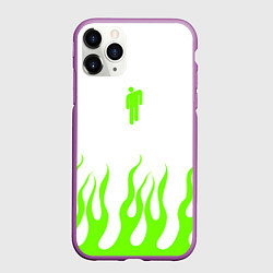 Чехол iPhone 11 Pro матовый Billie eilish, цвет: 3D-фиолетовый
