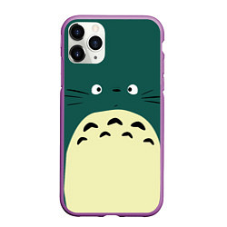 Чехол iPhone 11 Pro матовый Totoro, цвет: 3D-фиолетовый