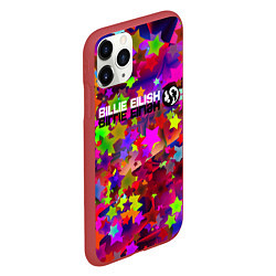 Чехол iPhone 11 Pro матовый Billie eilish, цвет: 3D-красный — фото 2