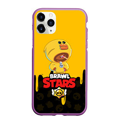 Чехол iPhone 11 Pro матовый BRAWL STARS SALLY LEON, цвет: 3D-фиолетовый