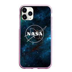 Чехол iPhone 11 Pro матовый NASA, цвет: 3D-розовый