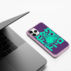 Чехол iPhone 11 Pro матовый Тоторо, цвет: 3D-розовый — фото 2
