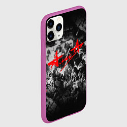 Чехол iPhone 11 Pro матовый АлисА, цвет: 3D-фиолетовый — фото 2