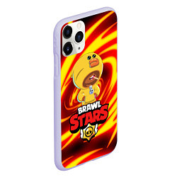 Чехол iPhone 11 Pro матовый BRAWL STARS SALLY LEON, цвет: 3D-светло-сиреневый — фото 2