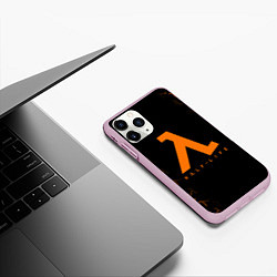 Чехол iPhone 11 Pro матовый HALF-LIFE, цвет: 3D-розовый — фото 2