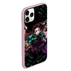 Чехол iPhone 11 Pro матовый KIMETSU NO YAIBA, цвет: 3D-розовый — фото 2