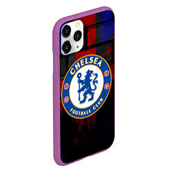 Чехол iPhone 11 Pro матовый Chelsea, цвет: 3D-фиолетовый — фото 2