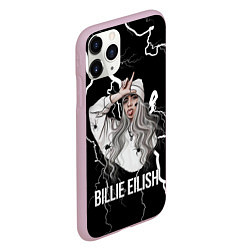 Чехол iPhone 11 Pro матовый BILLIE EILISH, цвет: 3D-розовый — фото 2