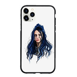 Чехол iPhone 11 Pro матовый BILLIE EILISH, цвет: 3D-черный