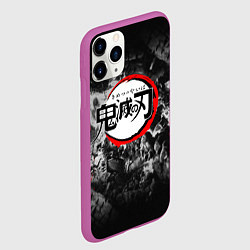 Чехол iPhone 11 Pro матовый KIMETSU NO YAIBA, цвет: 3D-фиолетовый — фото 2