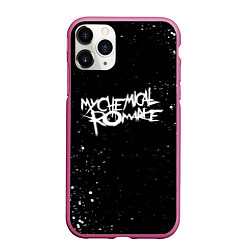 Чехол iPhone 11 Pro матовый My Chemical Romance, цвет: 3D-малиновый