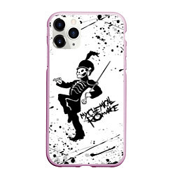 Чехол iPhone 11 Pro матовый My Chemical Romance, цвет: 3D-розовый