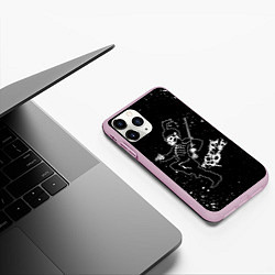 Чехол iPhone 11 Pro матовый My Chemical Romance, цвет: 3D-розовый — фото 2
