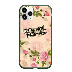 Чехол iPhone 11 Pro матовый My Chemical Romance, цвет: 3D-темно-зеленый