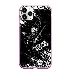 Чехол iPhone 11 Pro матовый My Chemical Romance, цвет: 3D-розовый