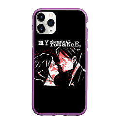 Чехол iPhone 11 Pro матовый My Chemical Romance, цвет: 3D-фиолетовый