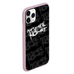 Чехол iPhone 11 Pro матовый My Chemical Romance, цвет: 3D-розовый — фото 2