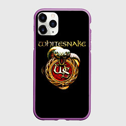 Чехол iPhone 11 Pro матовый Whitesnake, цвет: 3D-фиолетовый