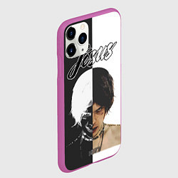 Чехол iPhone 11 Pro матовый Dzhizus, цвет: 3D-фиолетовый — фото 2