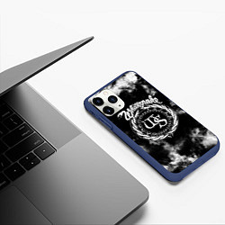 Чехол iPhone 11 Pro матовый Whitesnake, цвет: 3D-тёмно-синий — фото 2