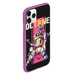 Чехол iPhone 11 Pro матовый Apex Legends Octane, цвет: 3D-фиолетовый — фото 2