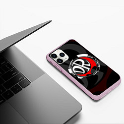 Чехол iPhone 11 Pro матовый MONOKUMA DANGANRONPA, цвет: 3D-розовый — фото 2
